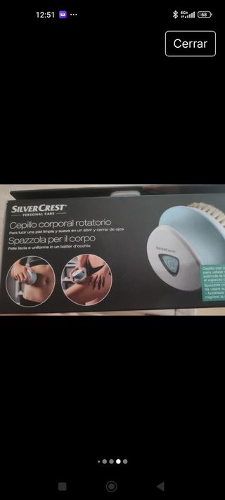 Cepillo Corporal Rotatorio Silver Crest