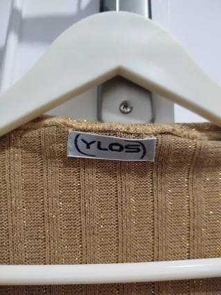 Cardigan brillo dorado YLOS Talla S/M