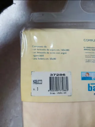 Completo letto Bassetti nuovo con cartellino