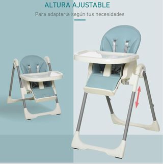 Trona bebé evolutiva plegable HOMCOM