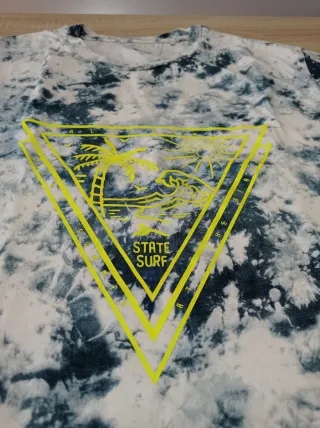 Camiseta surf tie-dye talla L