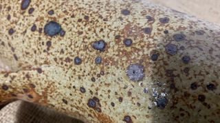 antigua Jarra de gres