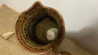 antigua Jarra de gres