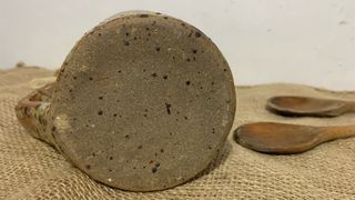 antigua Jarra de gres