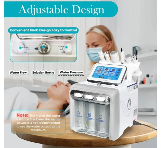 Macchina facciale H2-O2 Idrogeno Ossigeno 6 in 1