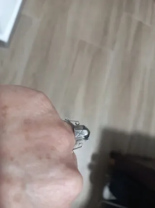 Anillo Plata Antiguo Piedra Onix Negra