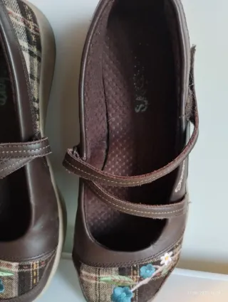 Scarpe Skechers Donna Marroni Floreali