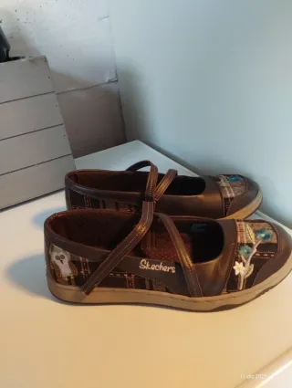 Scarpe Skechers Donna Marroni Floreali