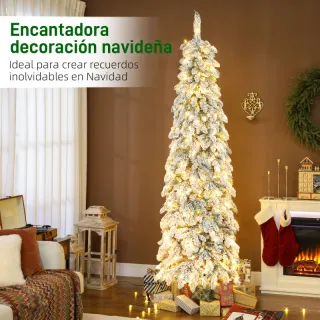 Árbol Navidad Slim Luces Bicolor