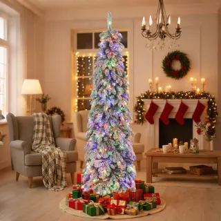 Árbol Navidad Slim Luces Bicolor