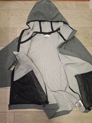 Chaqueta Columbia gris de trecking