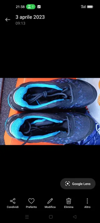 Scarpe antinfortunistiche Base blu.