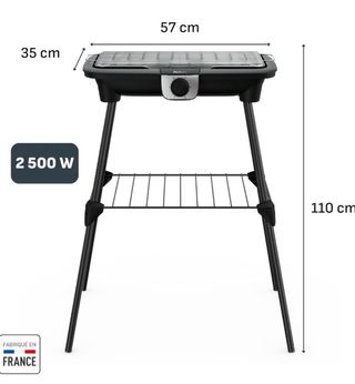 Barbacoa Eléctrica Tefal EasyGrill XXL con Pies