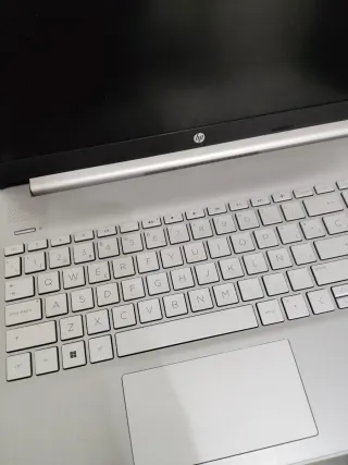 Portátil HP Plata y Blanco