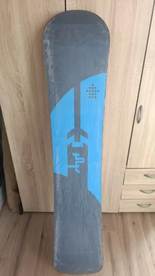 Tabla Snowboard Gris y Azul