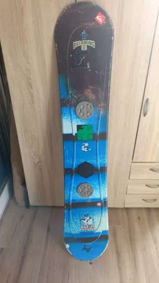 Tabla Snowboard Gris y Azul