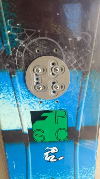 Tabla Snowboard Gris y Azul