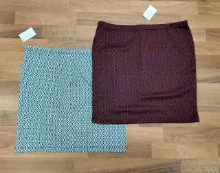 Lote di 2 nuove gonne taglia L