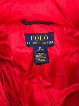 Chaqueta Polo Ralph Lauren Negra y Roja