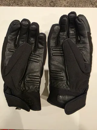 Guantes L Moto Yamaha Negros y Grises