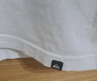 Camiseta surf Quiksilver Tahiti blanca Talla L