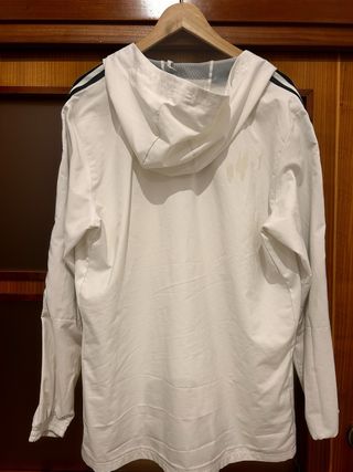 Chaqueta Adidas Blanca con Capucha