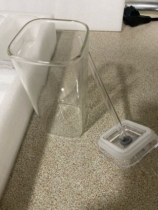 Set 5 Vasos Cristal con Tapa Hermética