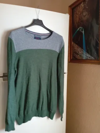Jersey Jack & Jones Gris y Verde Talla M