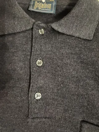 Camisa Brigadoon Gris Manga Larga