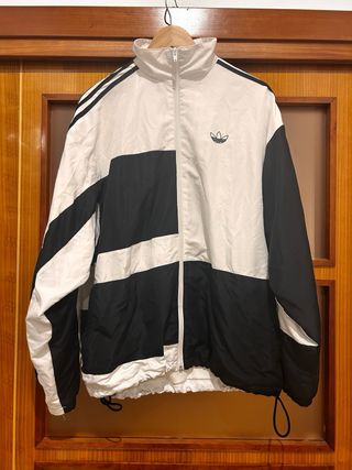 Sudadera Adidas Blanca y Negra