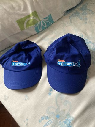 Lote 2 Gorras Kinder Sport Azul