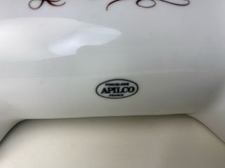 Bandeja vintage Apilco porcelana francesa.