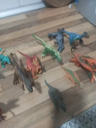 Colección 12 dinosaurios de juguete
