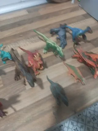 Colección 12 dinosaurios de juguete
