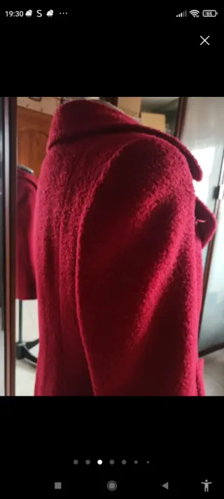 Chaqueta roja mujer