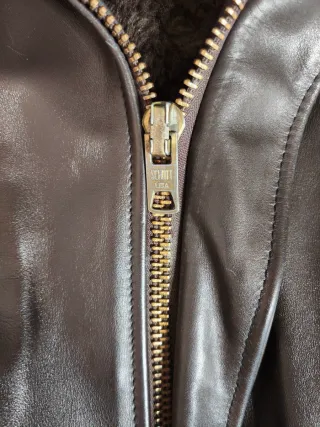 Chaqueta Schott 684sm Talla M Marrón Piel