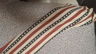 Pantalones mallas disfraz estrellas y rayas