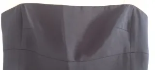 Vestido de fiesta negro tirantes finos