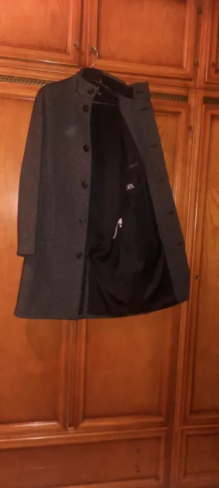 Abrigo de caballero gris, Talla M