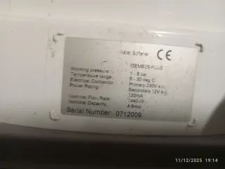 Descalcificador de agua