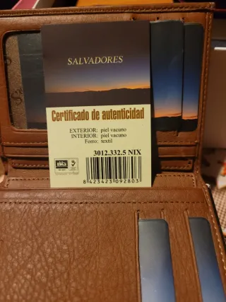 Cartera SAOPORES hombre marrón
