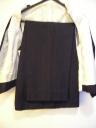 Conjunto chaleco y pantalón rayas - 111225 B