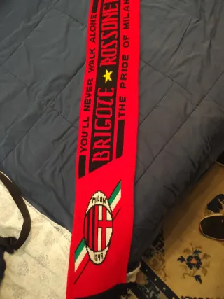 Sciarpa lana ultras Brigate rossonere milan