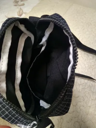 Bolso bandolera Nike negro y gris