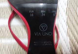 Sandalias Via Uno Fiesta Talla 36 Vintage