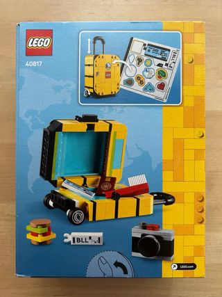 LEGO 40817 Valigia Gialla da Viaggio - 184 pezzi