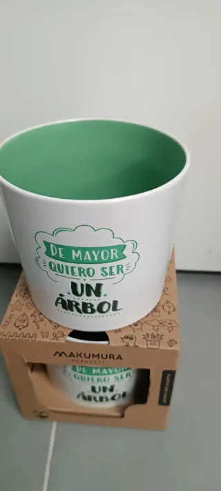 2 Macetas Makumura De Mayor Quiero Ser Un Árbol
