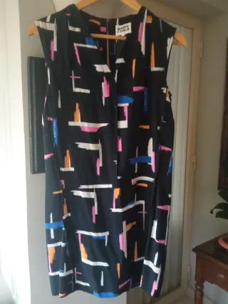 Vestido Bimba y Lola Talla S Estampado