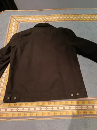 Chaqueta vaquera negra hombre