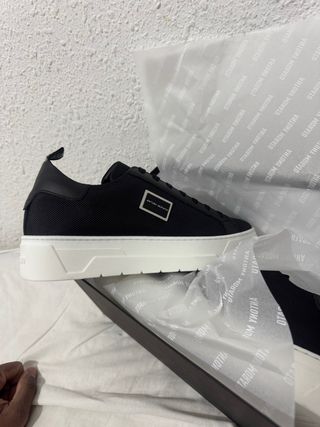 Zapatillas Antony Morato Hombre Negras Blancas